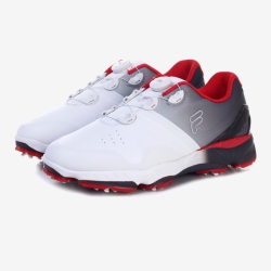 Fila Fairway Boa 19 - Miesten Golfkengät - Valkoinen/Mustat/Punainen | FI-50061